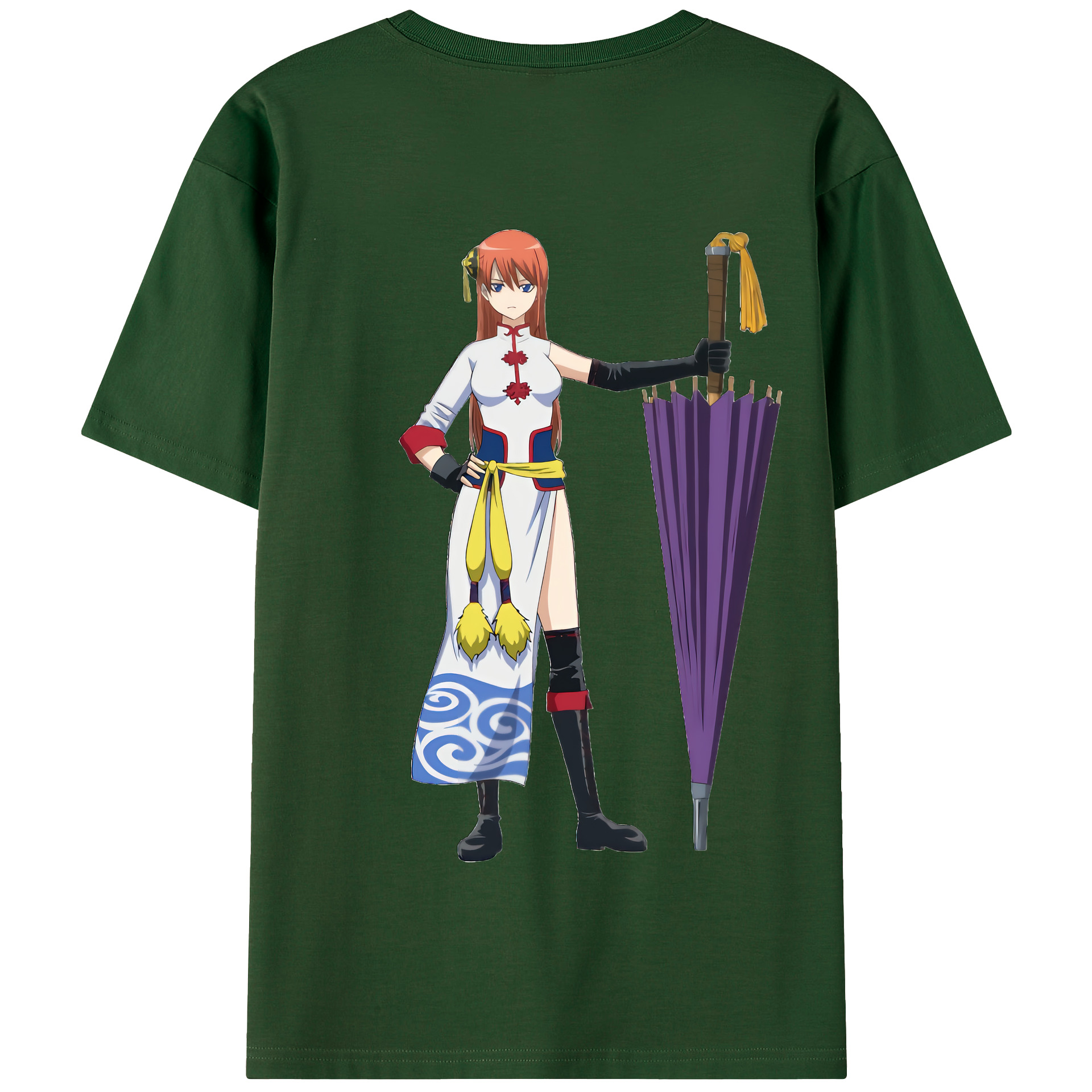 （画像用） ぎんたま 坂田銀時（さかたぎんとき） 神楽 志村新八（しむら しんぱち） GINTAMA Sakata Gintoki Kagura Shimura Shinpachi 綿100％半袖Tシャツ（背面プリント）